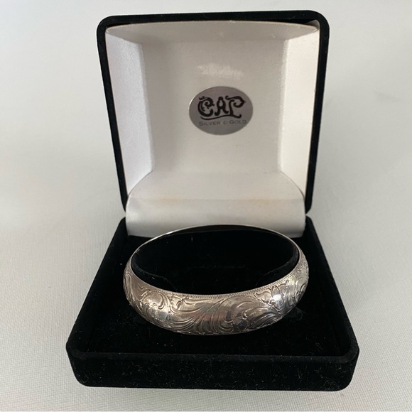 Charlie Pattison Jewelry - Vintage Sterling Silver Charlie Pattison Signed Bracelet